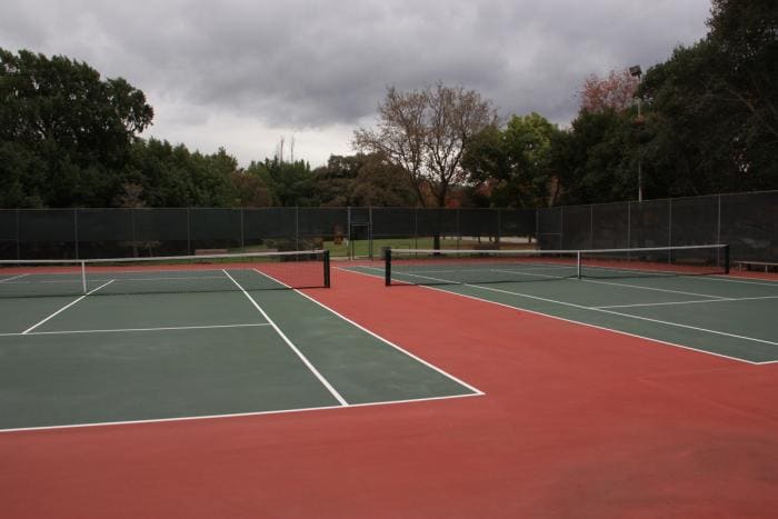 Tennis courts at Marinwood Park